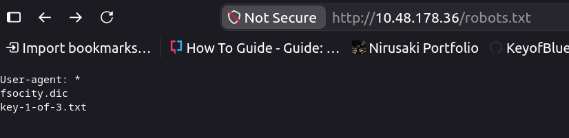 Robots.txt output