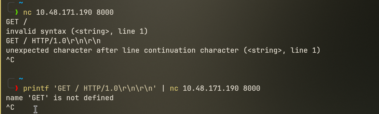Netcat Connection